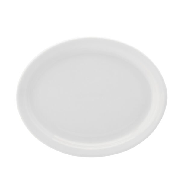 Travessa Rasa Oval 25 cm Porcelana Schmidt - Mod. Protel