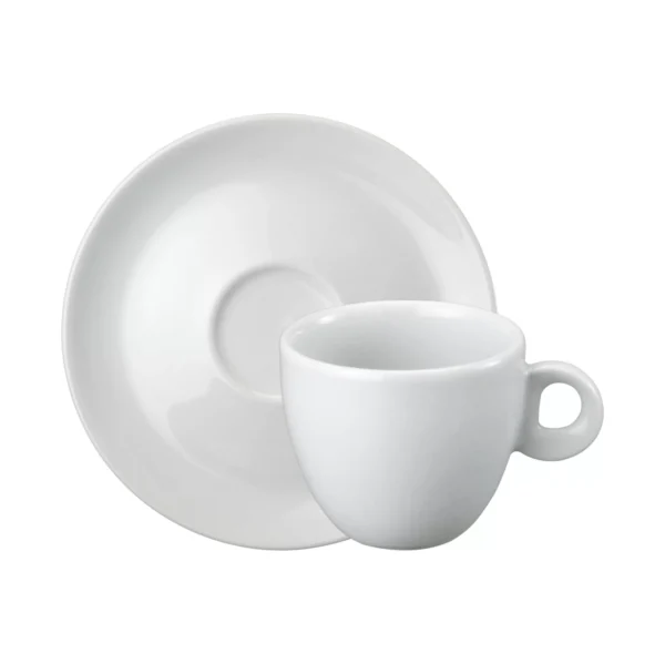 Xicara Chá Com Pires 200ml Porcelana Schmidt - Mod. Sofia
