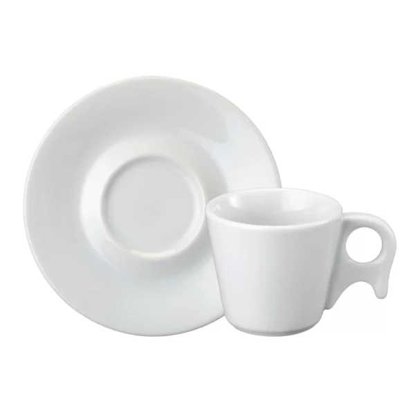 Xicara Chá Com Pires 200ml Porcelana Schmidt - Mod. Bird