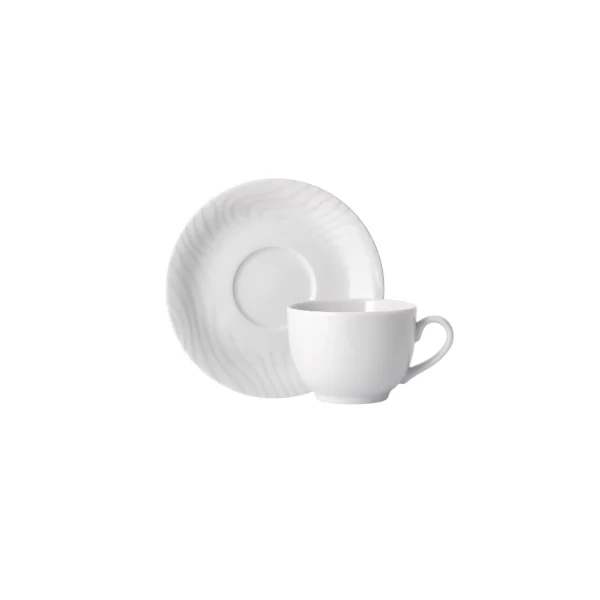 Xicara Chá Com Pires 200ml Porcelana Schmidt - Mod. Luiza