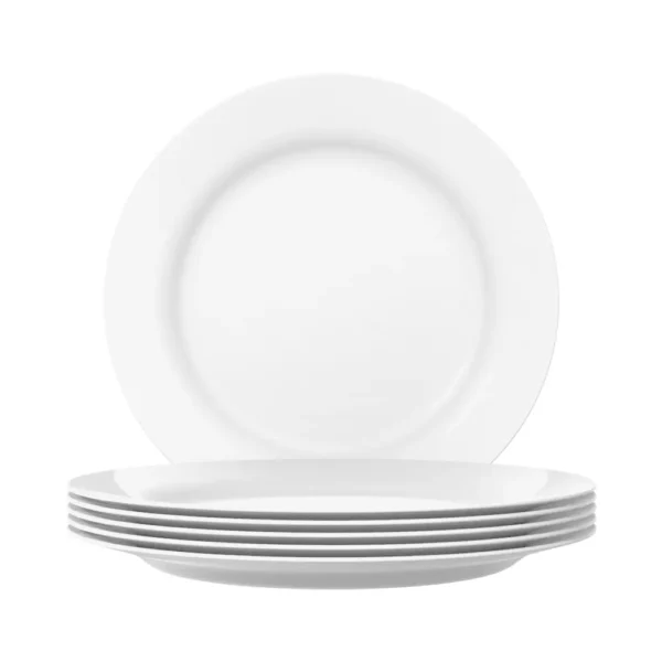 Jogo de Pratos Raso Menu Nadir Opaline 24cm com 6 peças