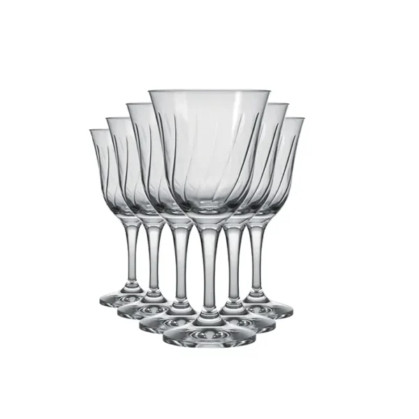 Jogo de Taças e Copos para Vinho Lírio Nadir 250ml com 6 peças