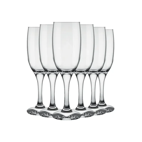 Jogo Taças e Copos para Champanhe Windsor Nadir 210ml com 6 peças
