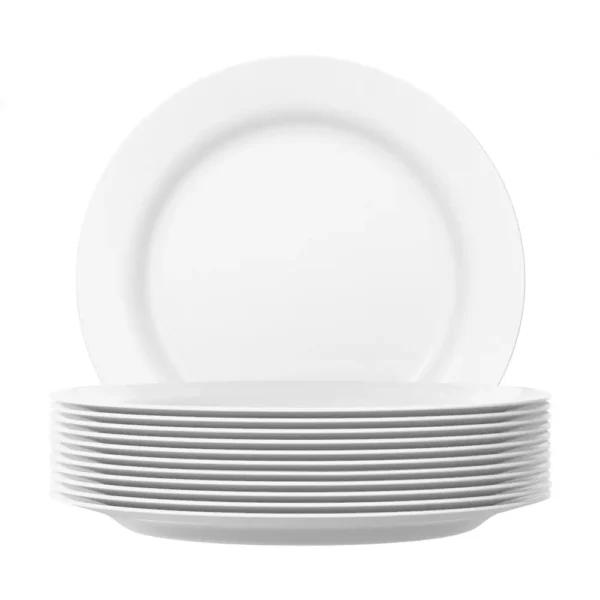 Pratos Raso Menu Nadir 26,5cm 6 peças Peso Controlado