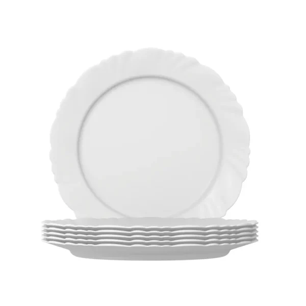 Jogo de Pratos Raso Pétala Nadir Opaline 25,5cm 6 peças