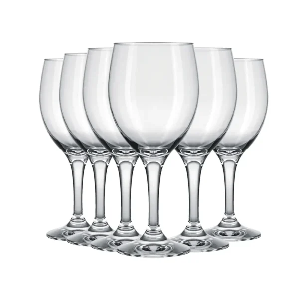 Jogo de Taças e Copos para Vinho Imperatriz Nadir 600ml com 6 peças