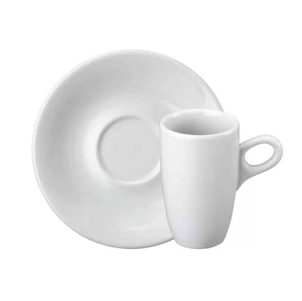 Xicara Chá Com Pires 200ml Porcelana Schmidt - Mod. Sofia Alta