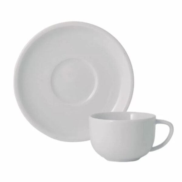 Xicara Café Com Pires 100 ml Porcelana Schmidt - Mod. OCA